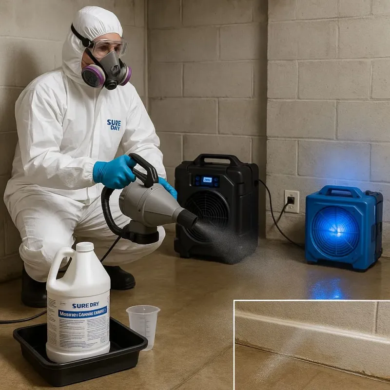 Sanitization and Odor Removal process in Grafton, OH